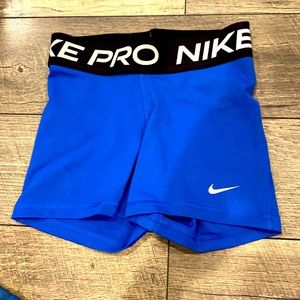 womens xs blue nike pros